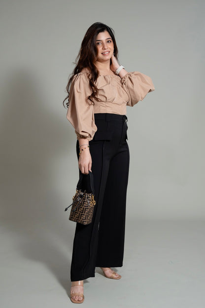 Salma Black Luxe Trouser