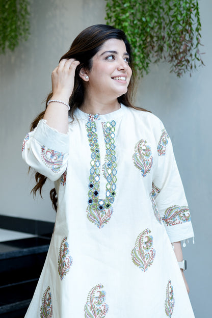 Jigar Printed Cotton Farsi Salwar Set