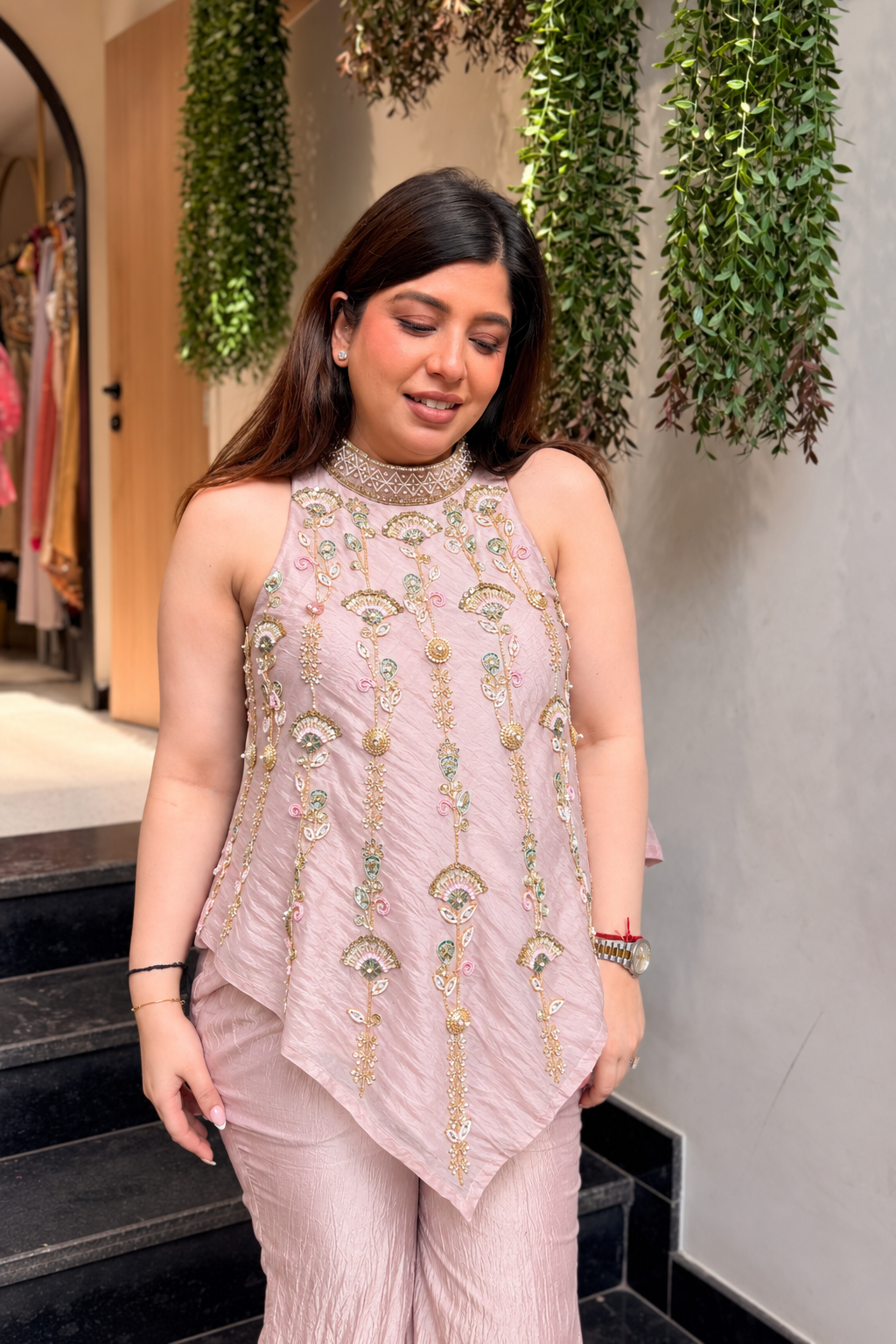 Ruhika Hand Embroidered Co ord Set