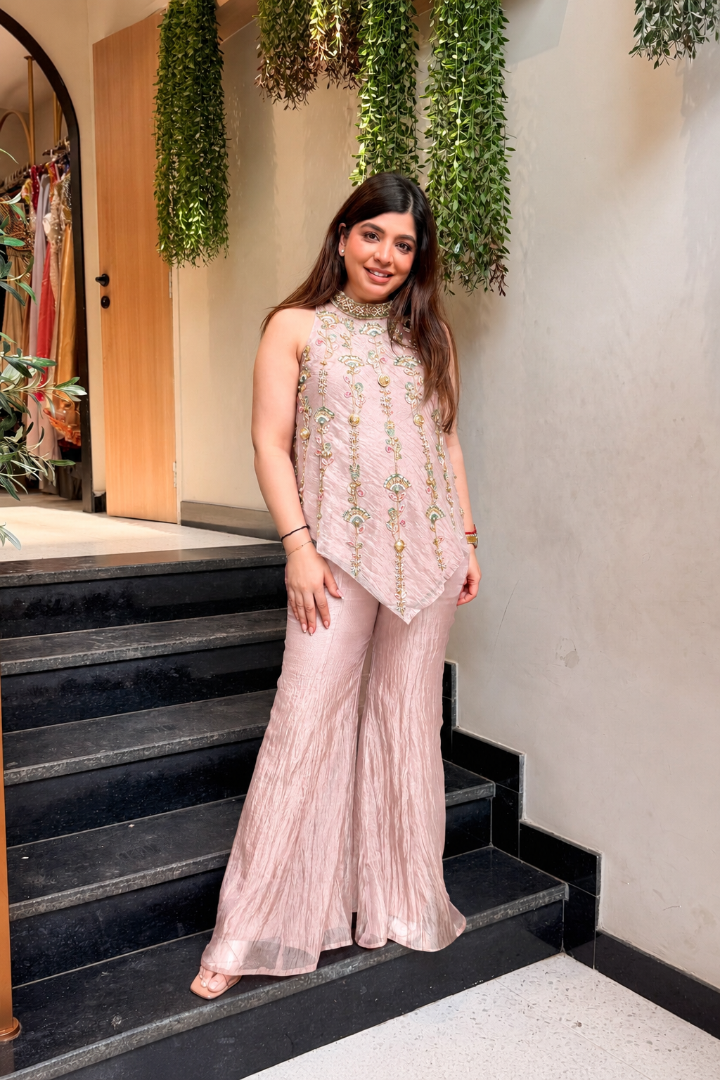Ruhika Hand Embroidered Co ord Set