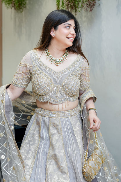 Chand Banarasi Voluminous Lehenga