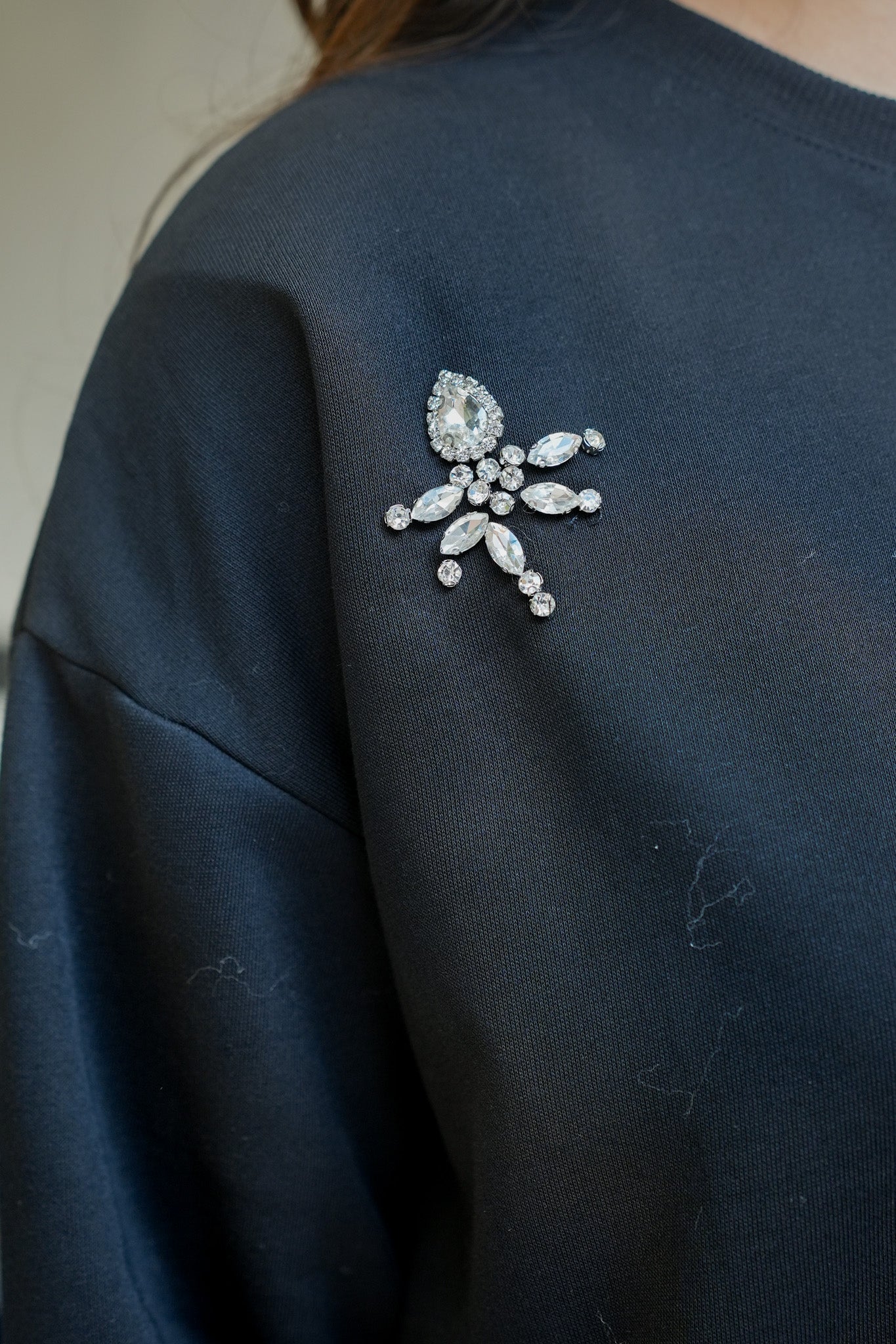 Fiza Crystal Embellished Sweatshirt