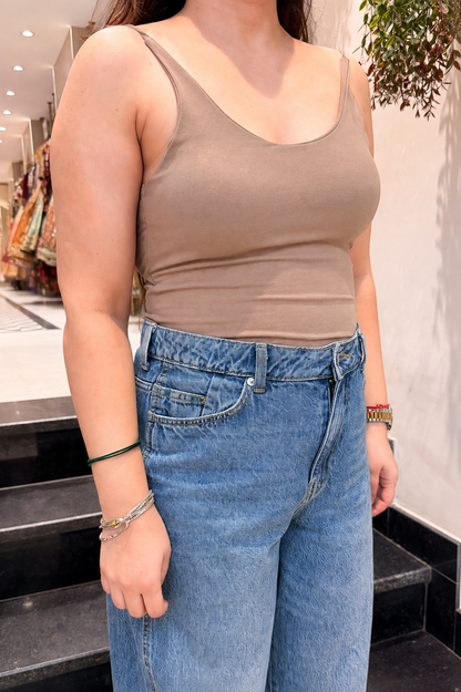Zaria Strappy Inbuilt Bra Top