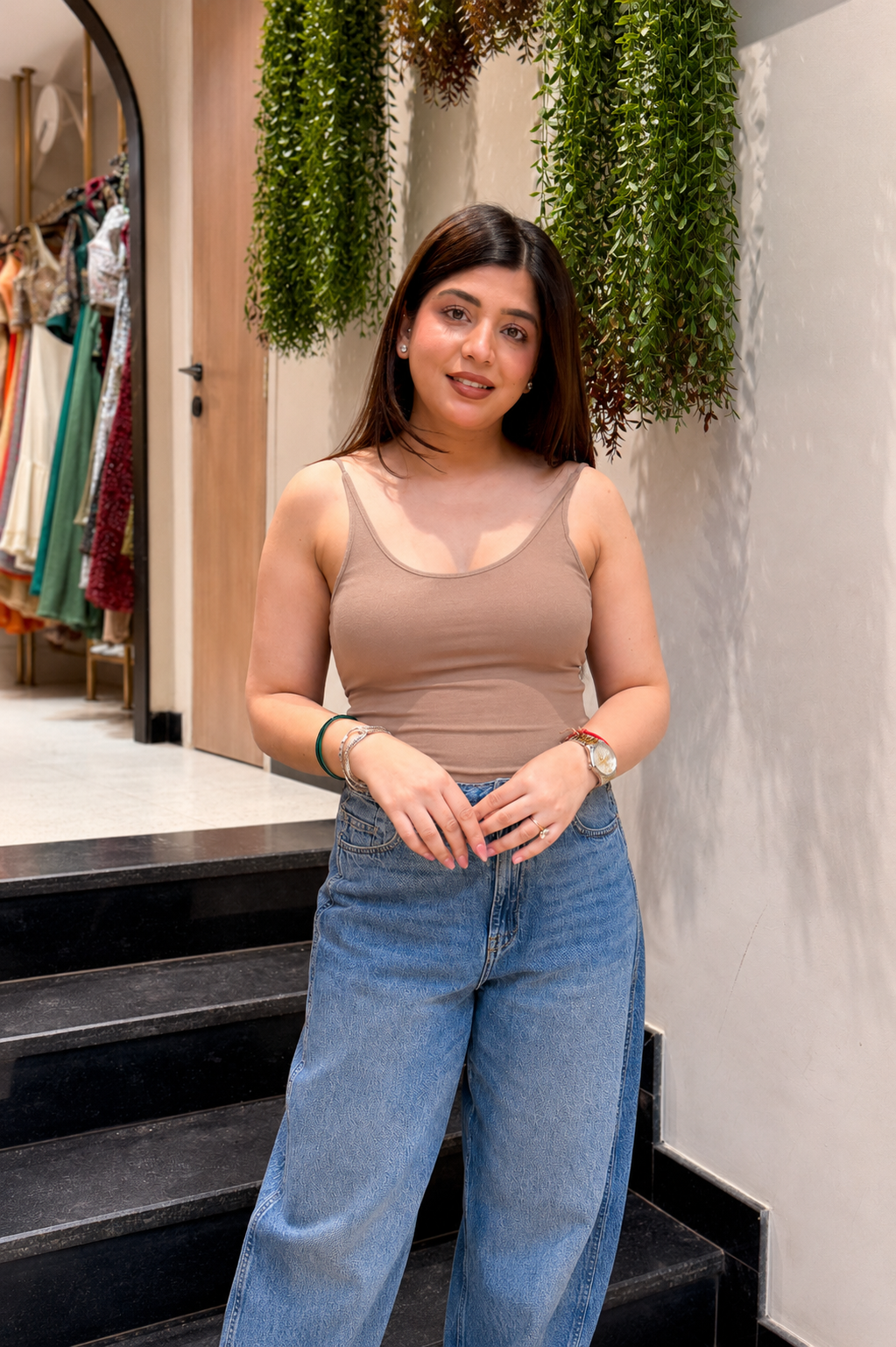 Zaria Strappy Inbuilt Bra Top
