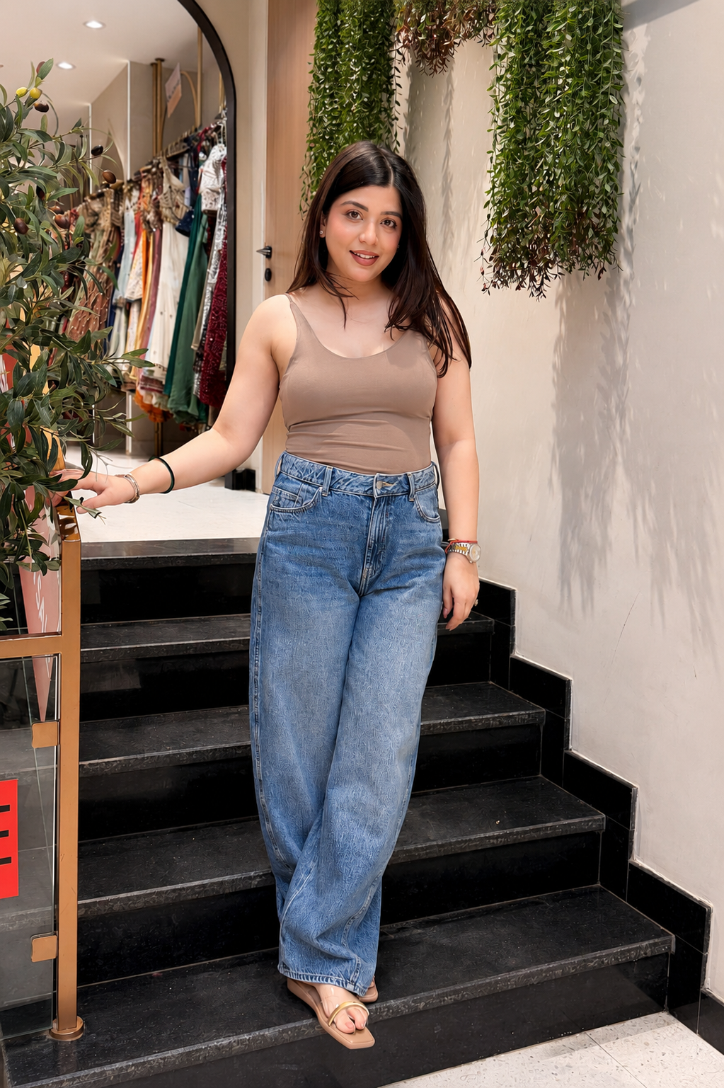 Zaria Strappy Inbuilt Bra Top