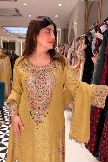 Shreen Hand Embroidered Suit Set