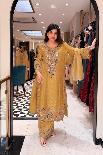 Shreen Hand Embroidered Suit Set