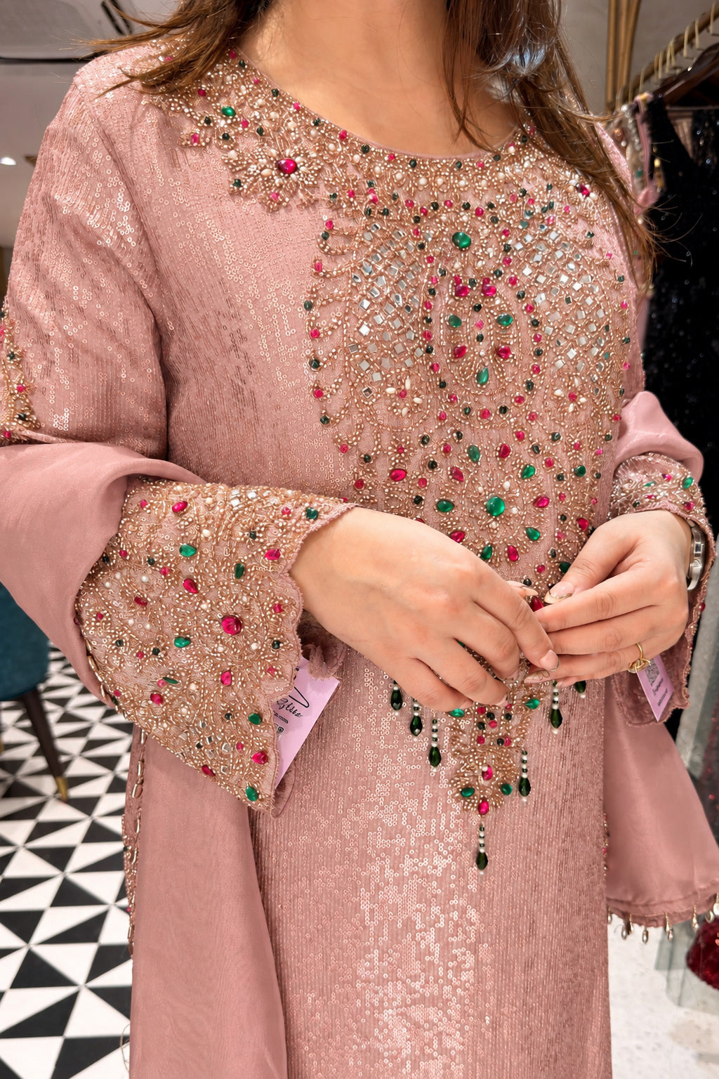 Shreen Hand Embroidered Suit Set