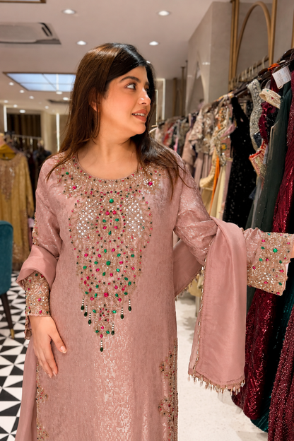 Shreen Hand Embroidered Suit Set