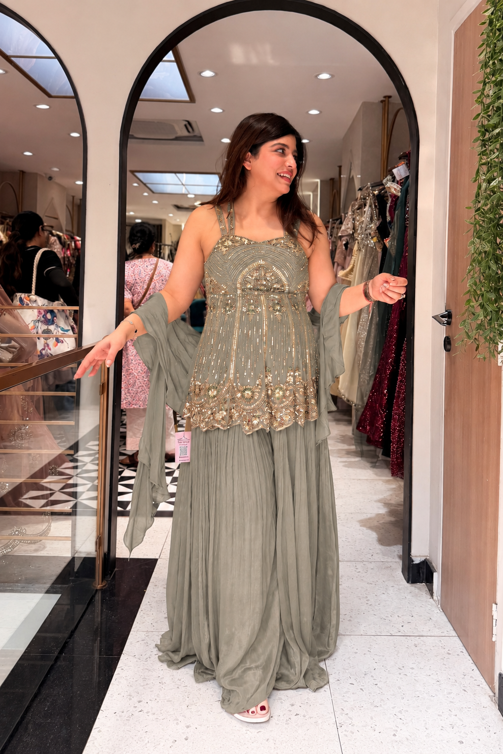 Aamna Hand Embroidered Suit Set