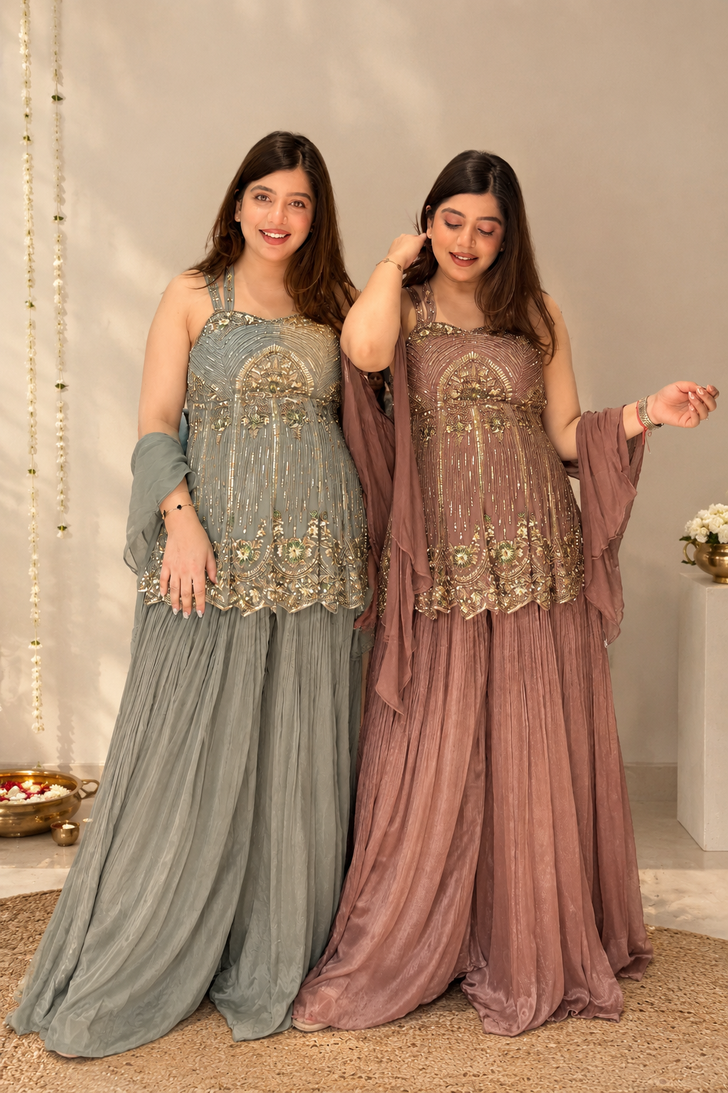 Aamna Hand Embroidered Suit Set