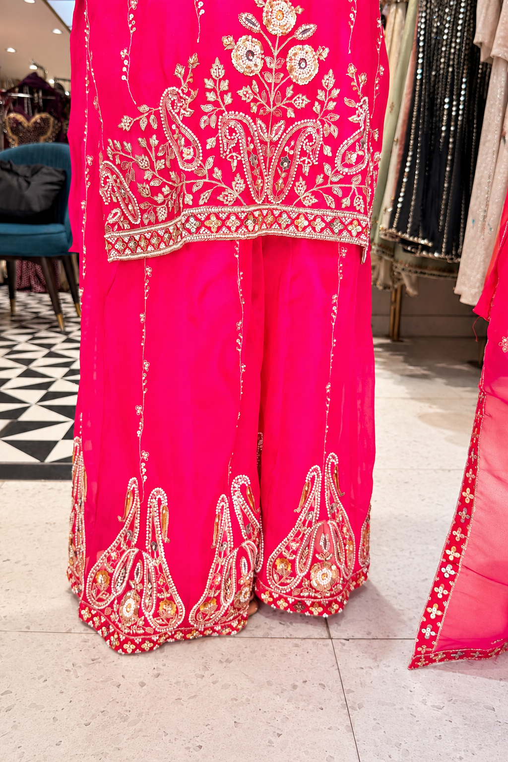 Nivisha Embroidered Garara Suit Set