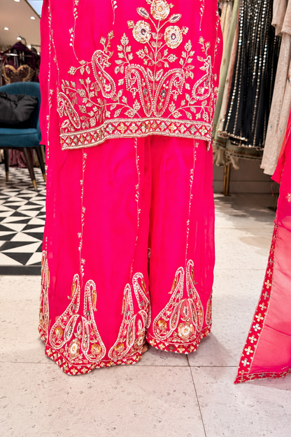 Nivisha Embroidered Garara Suit Set