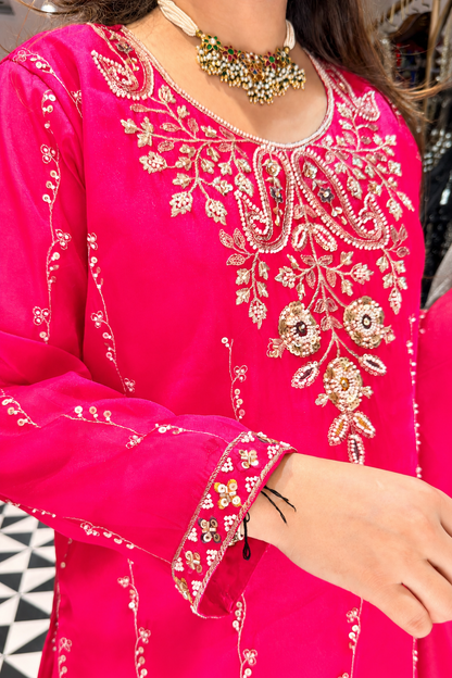Nivisha Embroidered Garara Suit Set