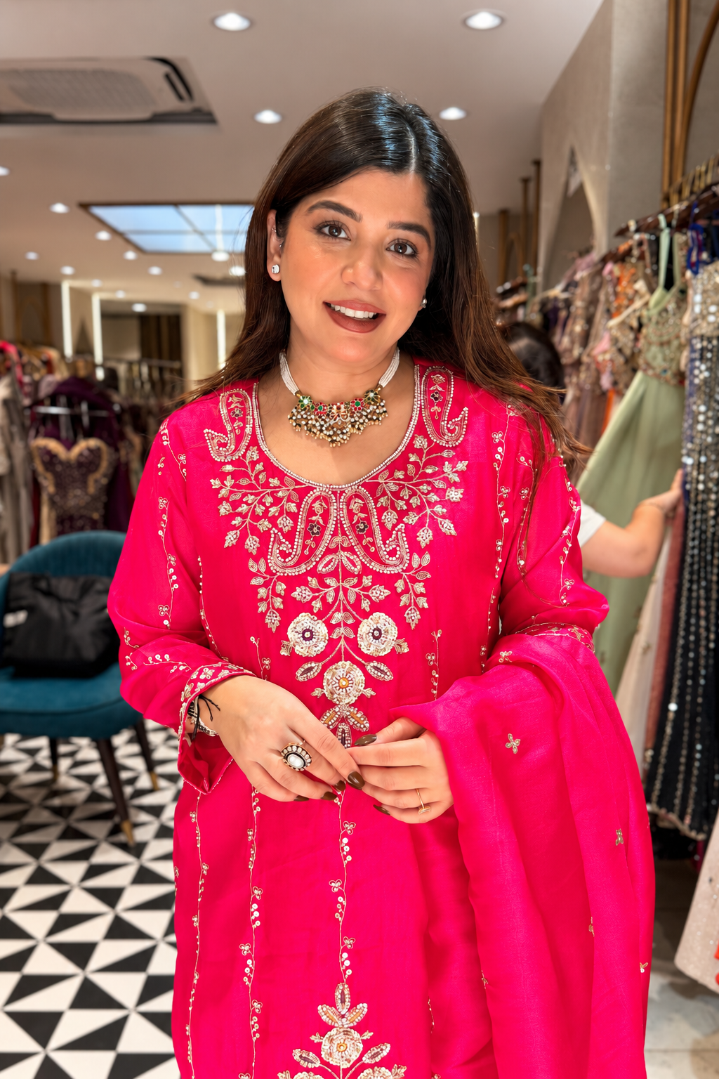 Nivisha Embroidered Garara Suit Set