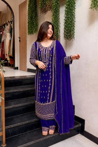Shamita Hand Embroidered Suit Set