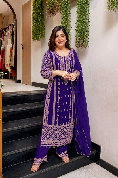 Shamita Hand Embroidered Suit Set