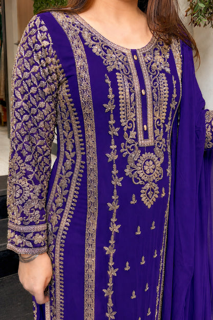 Shamita Hand Embroidered Suit Set