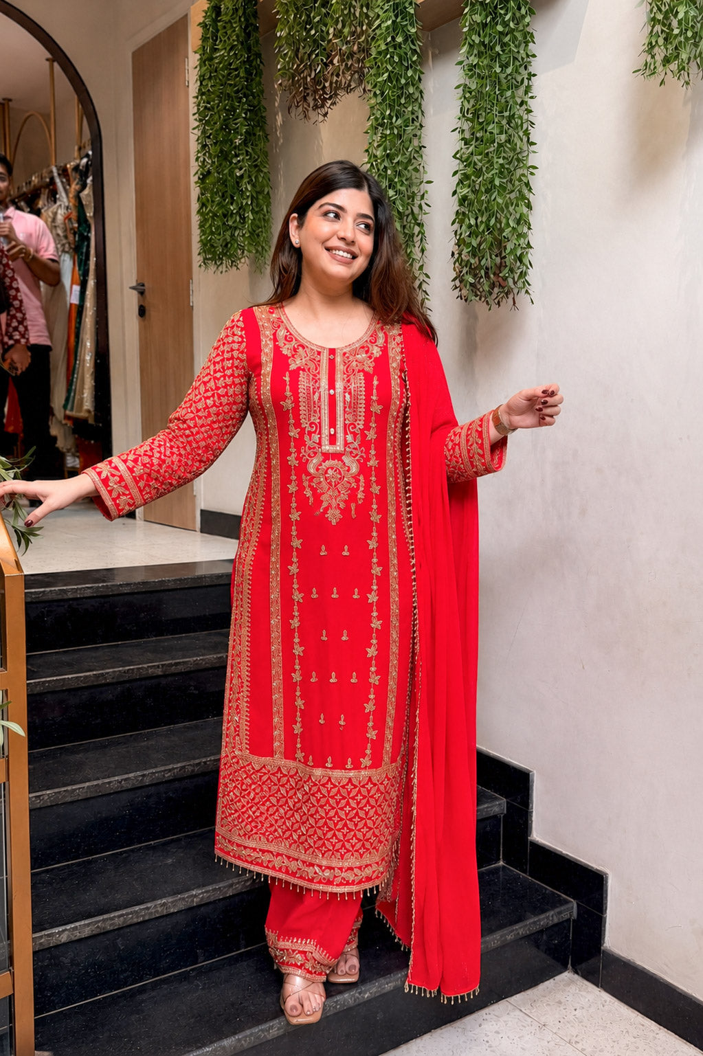 Shamita Hand Embroidered Suit Set