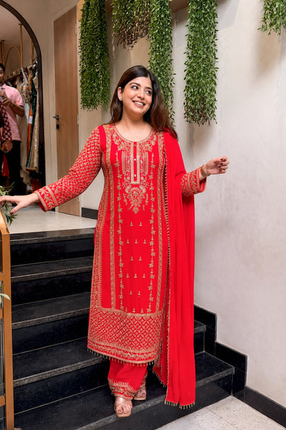 Shamita Hand Embroidered Suit Set