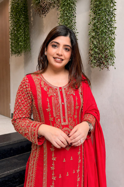 Shamita Hand Embroidered Suit Set