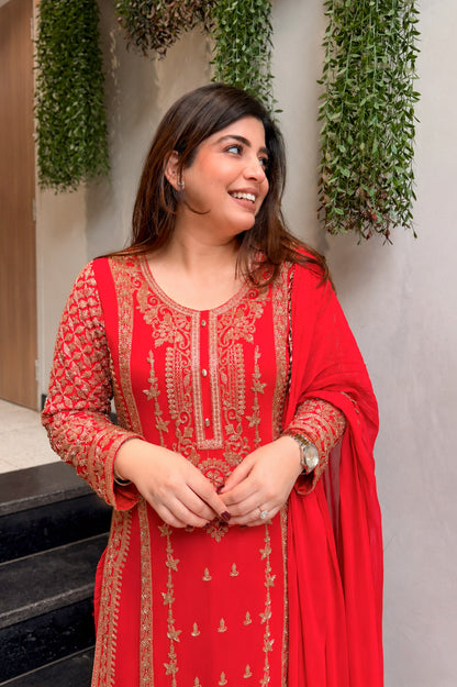 Shamita Hand Embroidered Suit Set