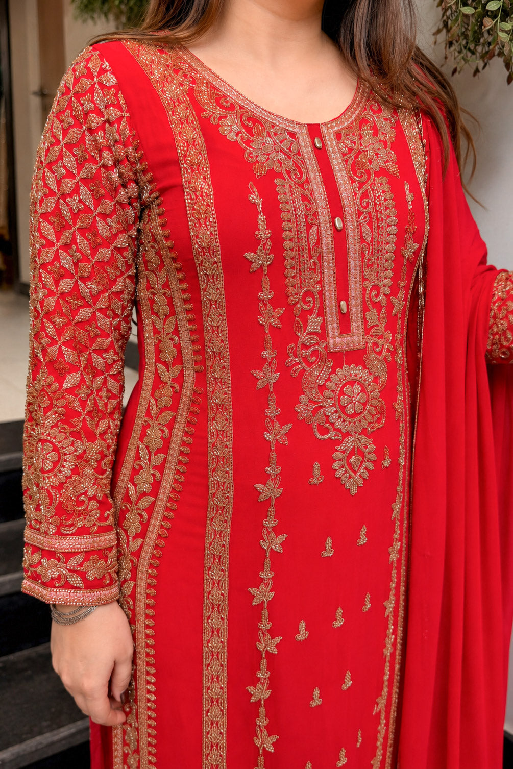 Shamita Hand Embroidered Suit Set