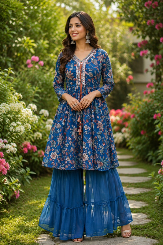 Taani Floral Printed Co ord Set