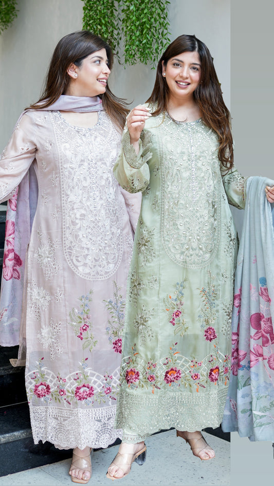 Neemrana Cutwork Suit Set