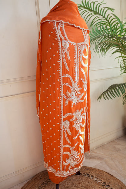 Gaura Crepe Unstitch Suit