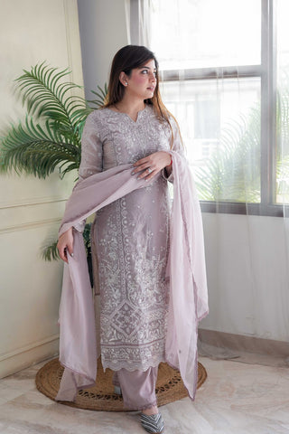 Aayat Embroidered Pakistani Suit Set