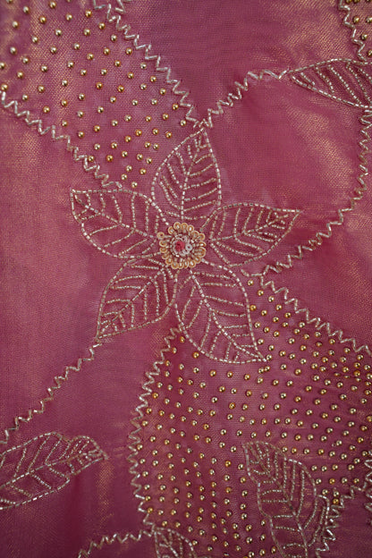 Sangria Embroidered Unstitched Suit