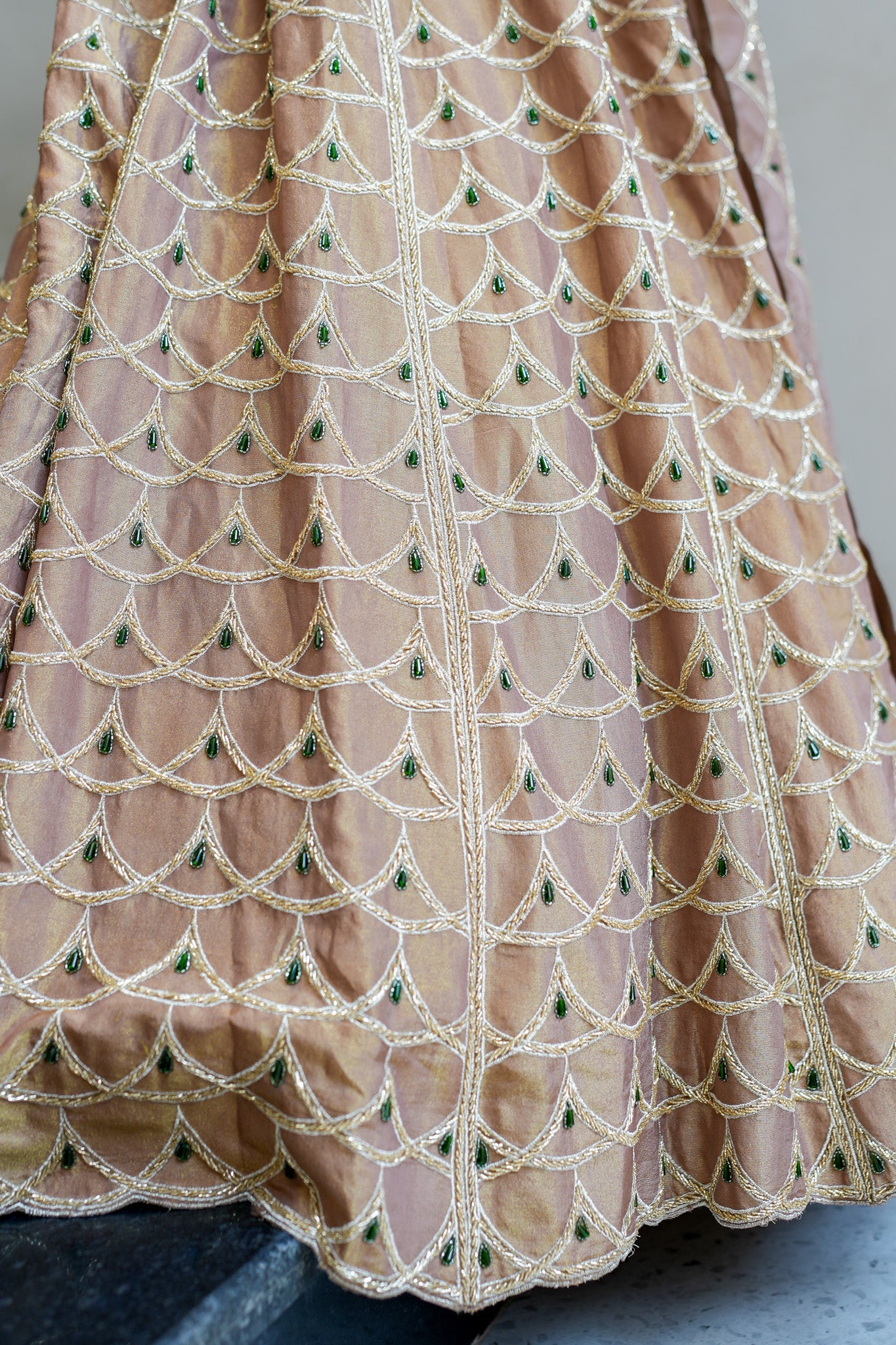 Ahilya Hand Embroidered Lehenga
