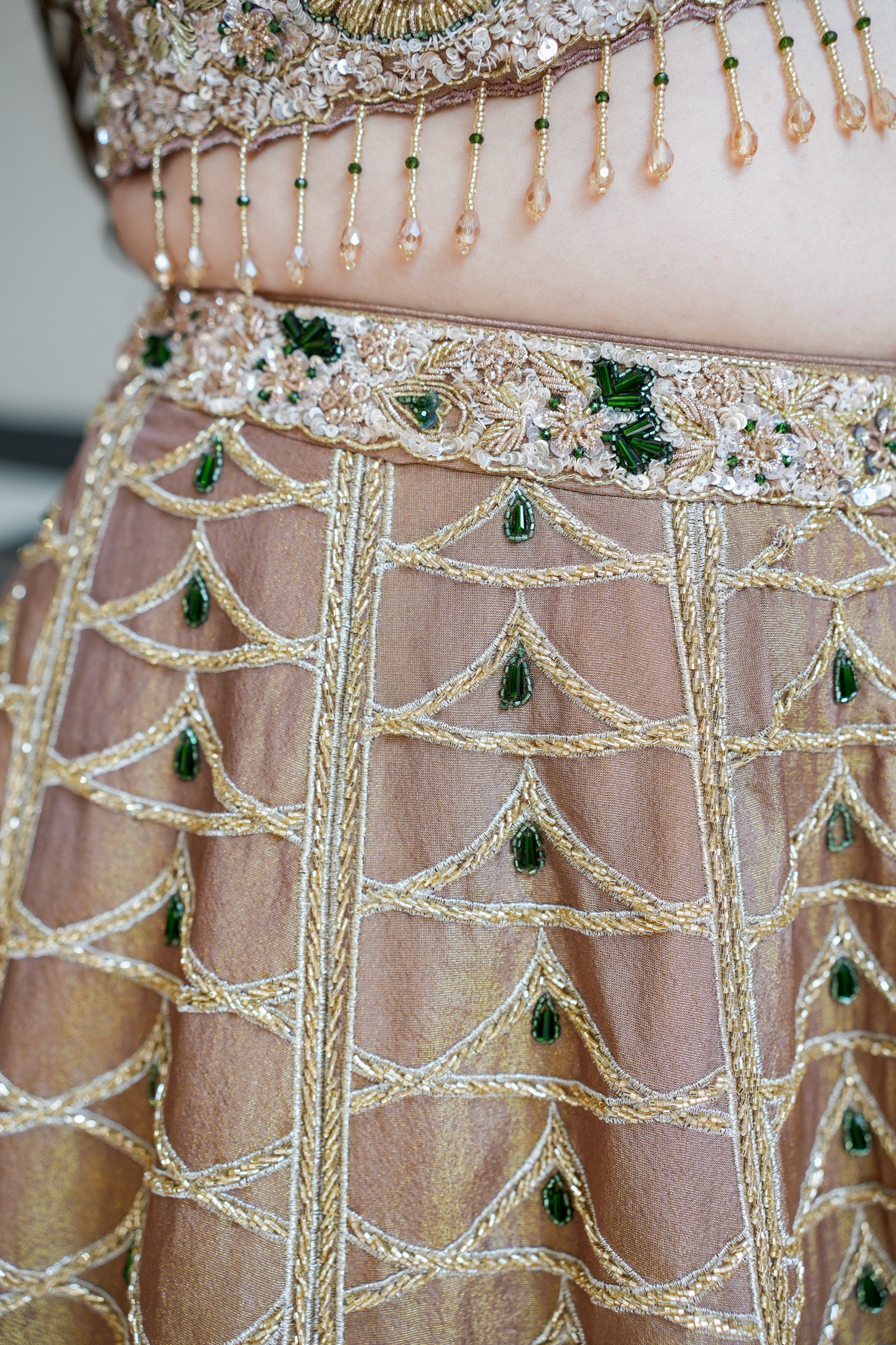 Ahilya Hand Embroidered Lehenga