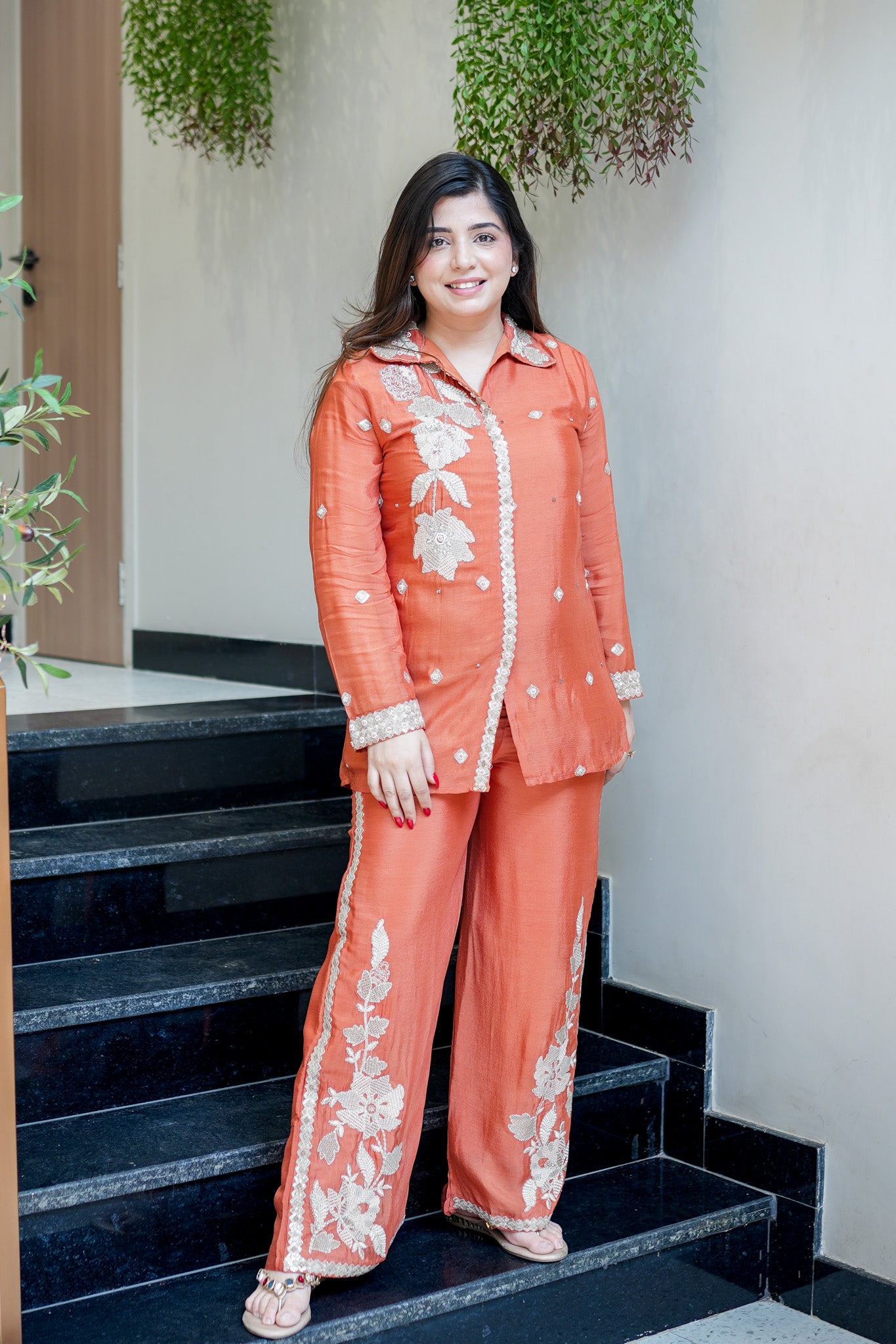Kaazi Embroidered Co ord Set
