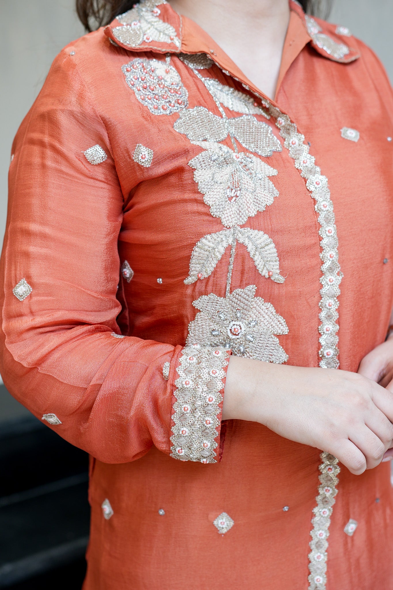 Kaazi Embroidered Co ord Set