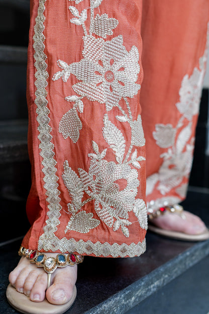 Kaazi Embroidered Co ord Set