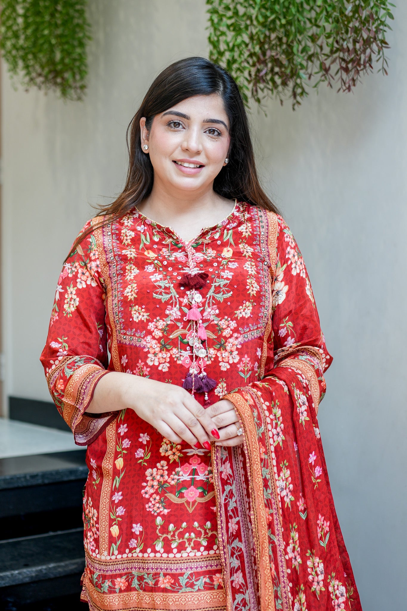 Amna Printed Suit Set