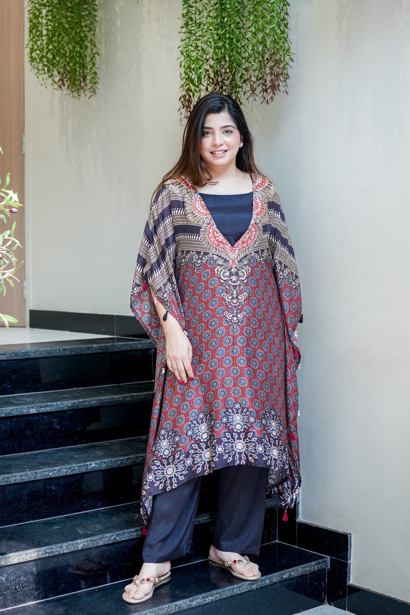 Rubera Printed Kaftan Set