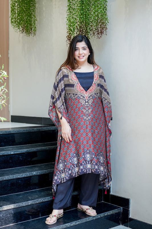 Rubera Printed Kaftan Set