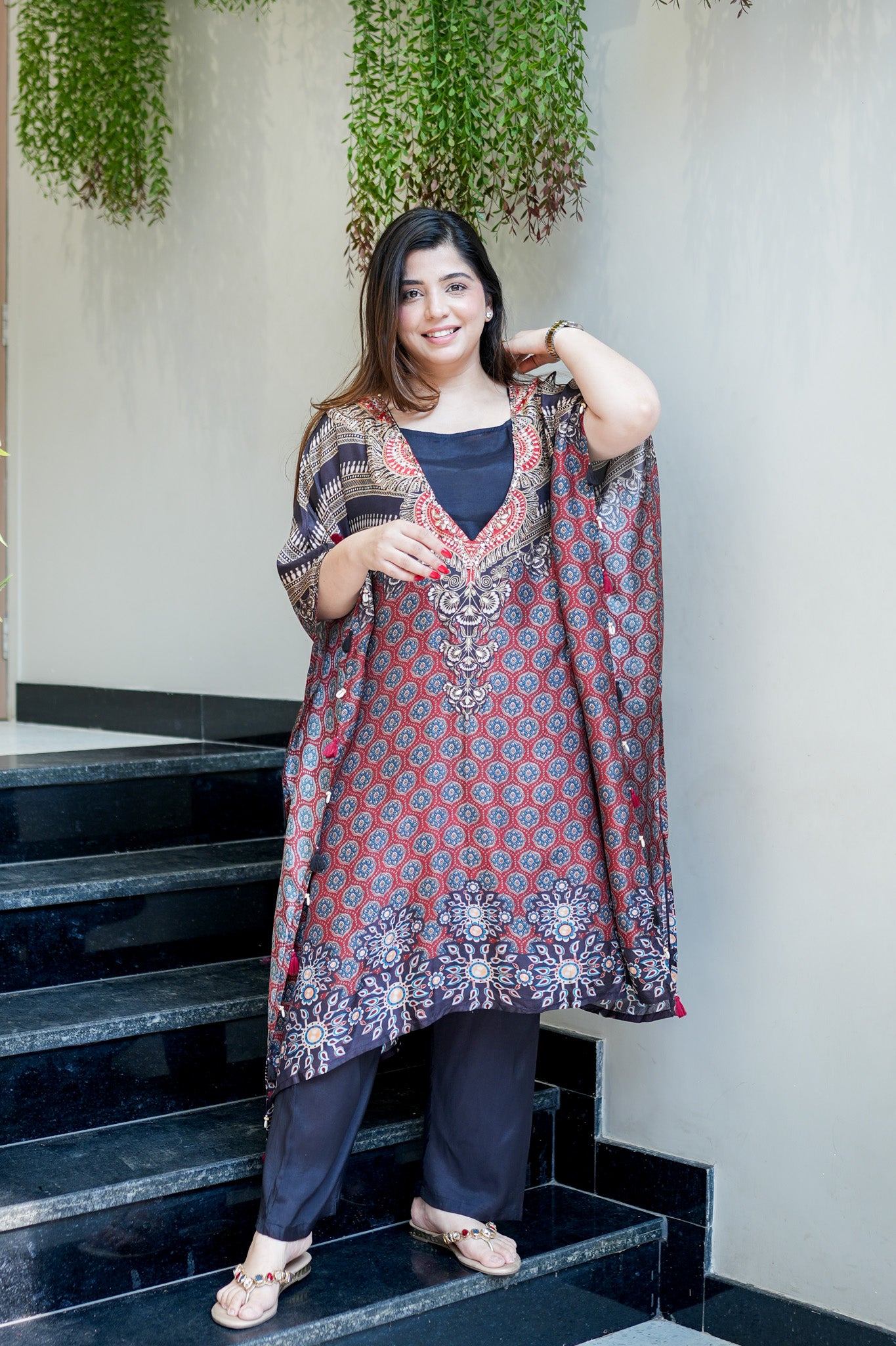 Rubera Printed Kaftan Set