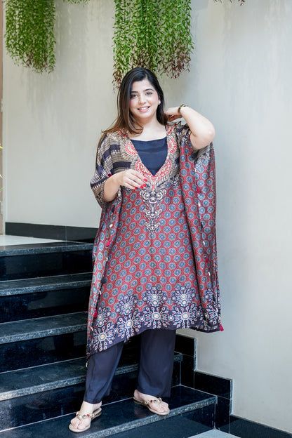 Rubera Printed Kaftan Set