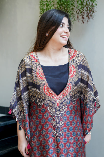 Rubera Printed Kaftan Set