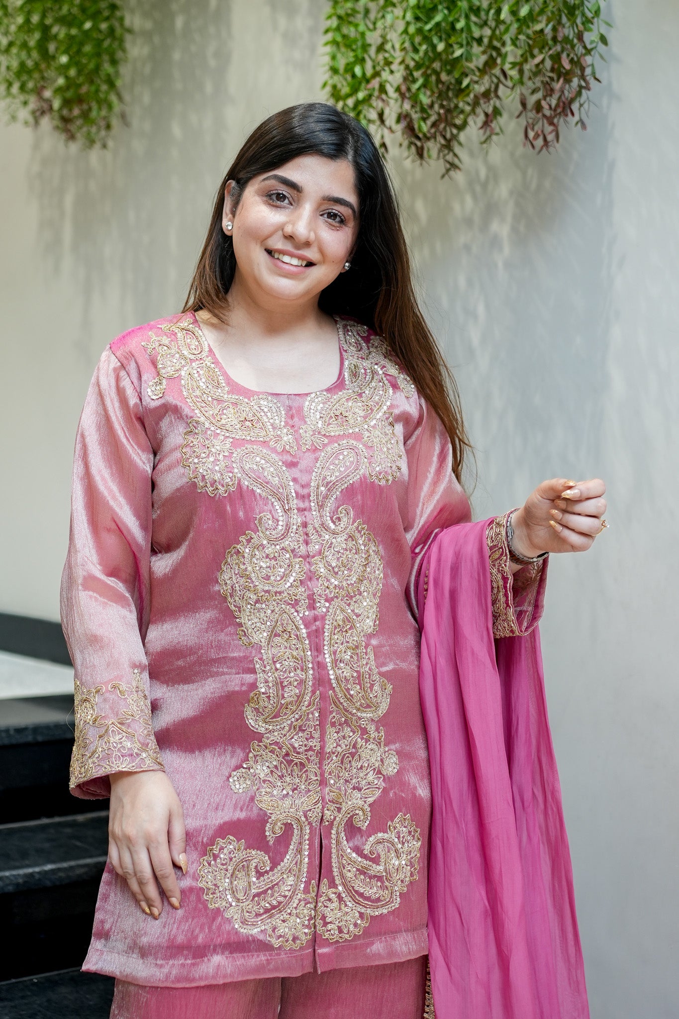 Ahana Embroidered Suit Set