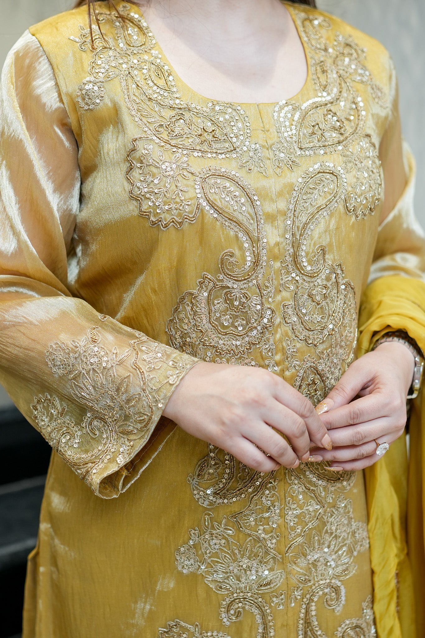 Ahana Embroidered Suit Set