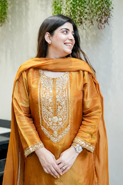 Ruva Embroidered Suit Set