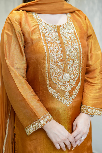 Ruva Embroidered Suit Set