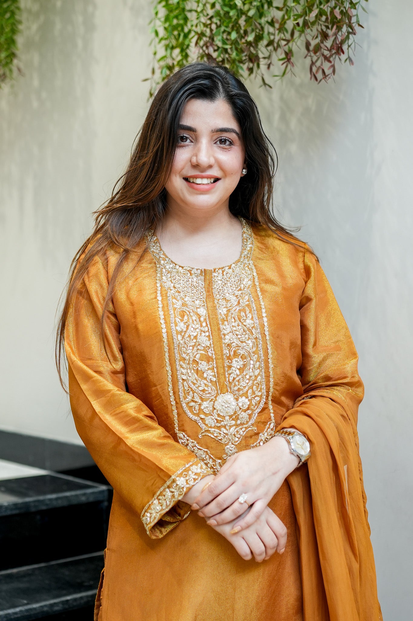 Ruva Embroidered Suit Set