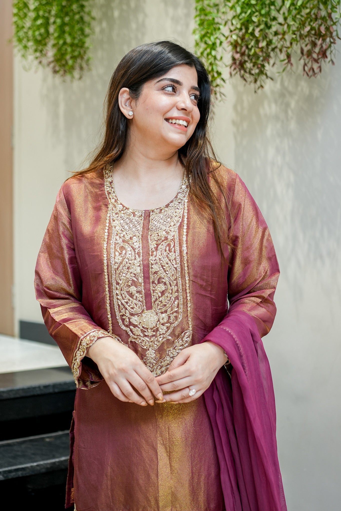 Ruva Embroidered Suit Set