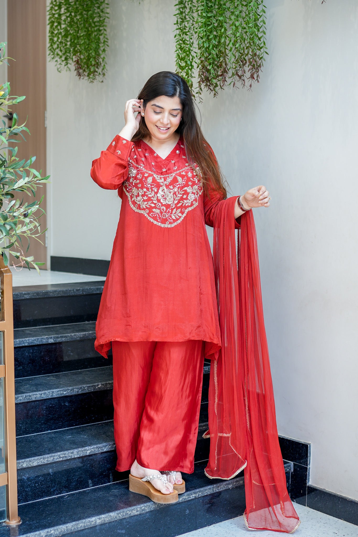 Sawani Embroidered Suit Set